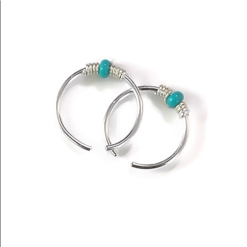 Restocked! 925 Turquoise Toe Ring - image 3